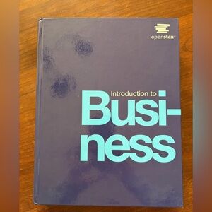 OpenStax Introduction to Business Textbook Hardback $43